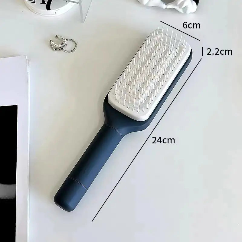 Self-Cleaning Anti-Static Hairbrush