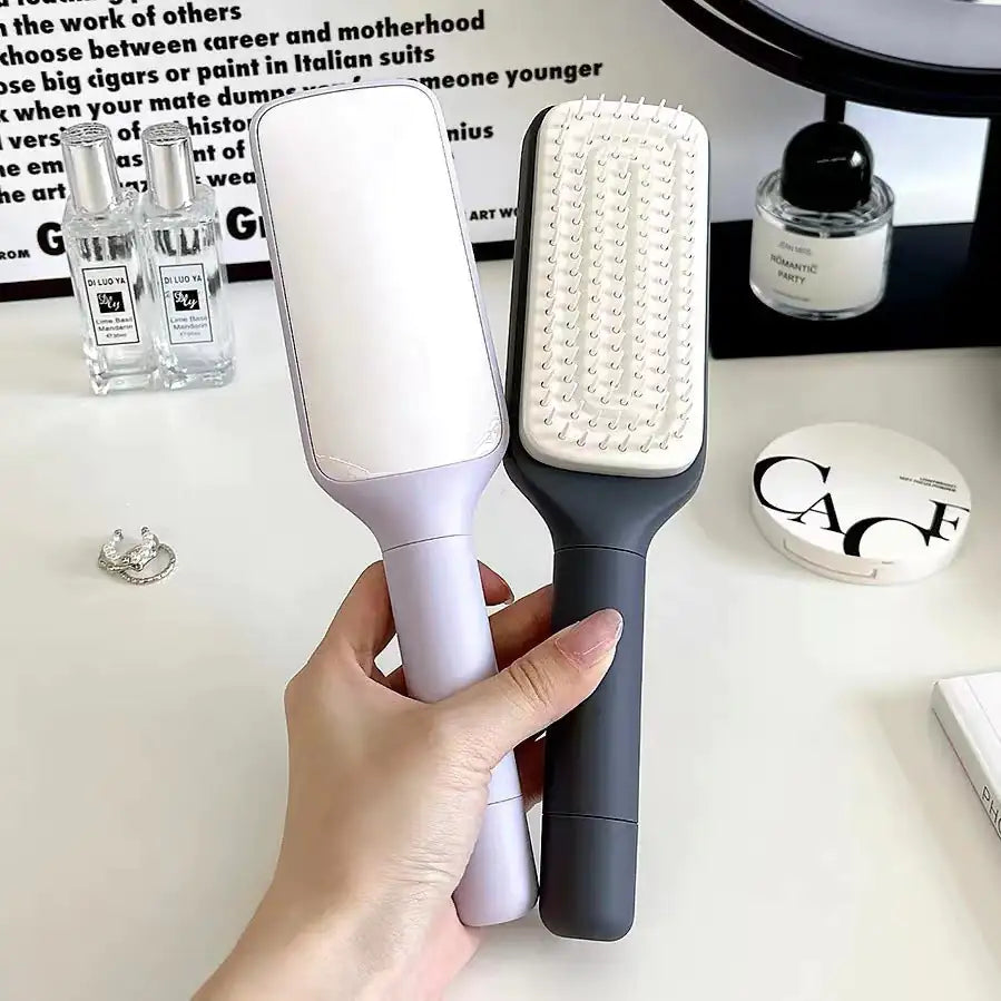 Self-Cleaning Anti-Static Hairbrush