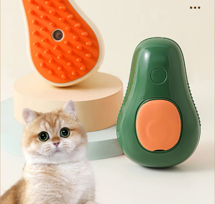 Electric Pet Brush with Spray for Cats and Dogs